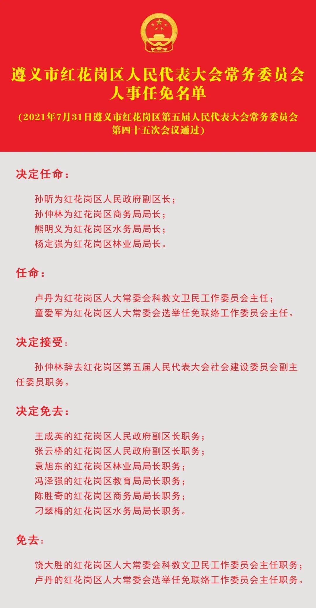 荷塘区殡葬事业单位人事任命公告